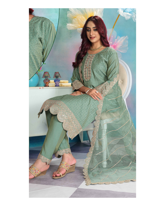 Elegant straight-cut suit