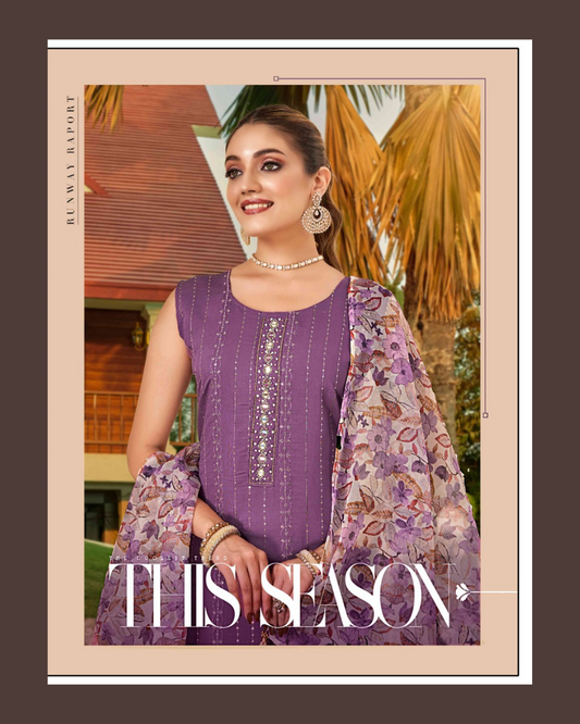 Lavender Straight-cut suit