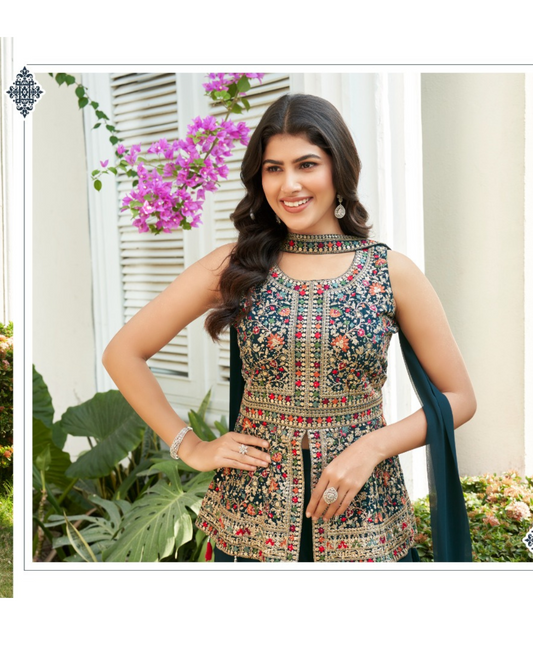 Indo-western Plazo Set