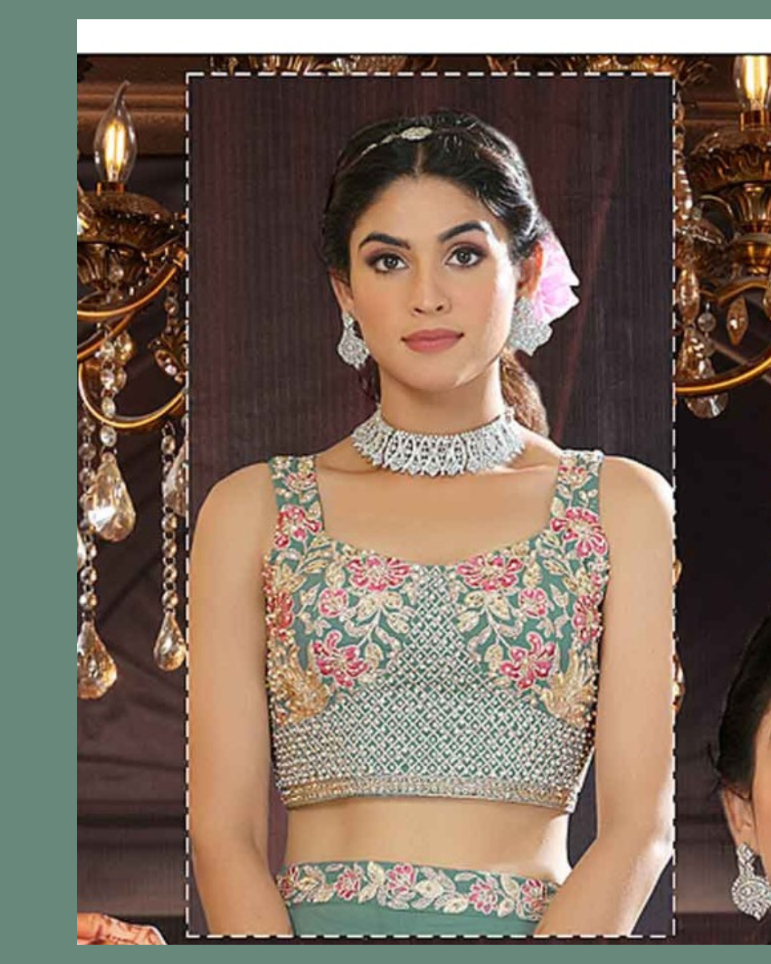 Indo-western Plazo Set with Koti