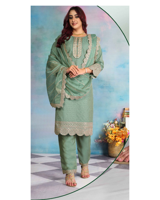 Elegant straight-cut suit