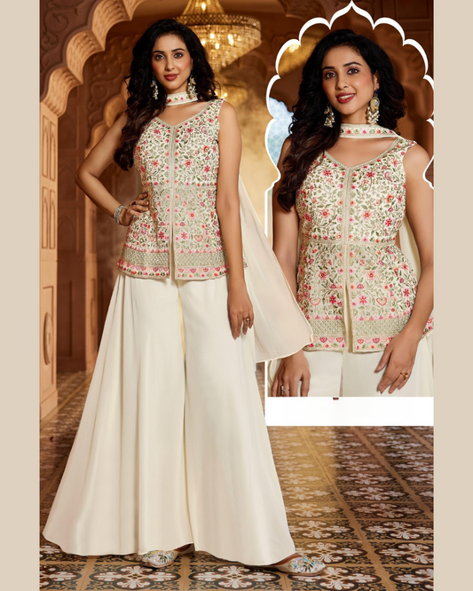 Indo-western Plazo Set
