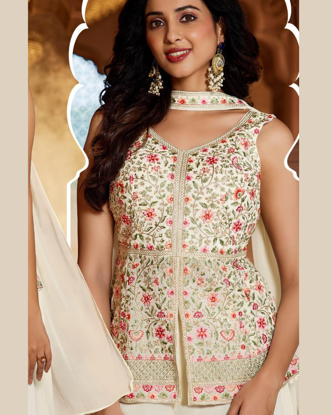 Indo-western Plazo Set