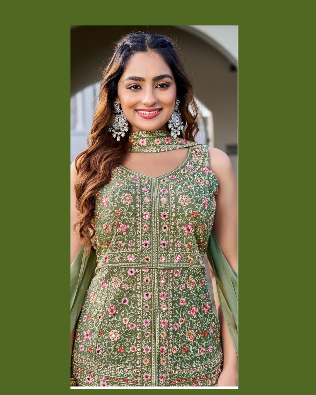 Indo-western Plazo Set