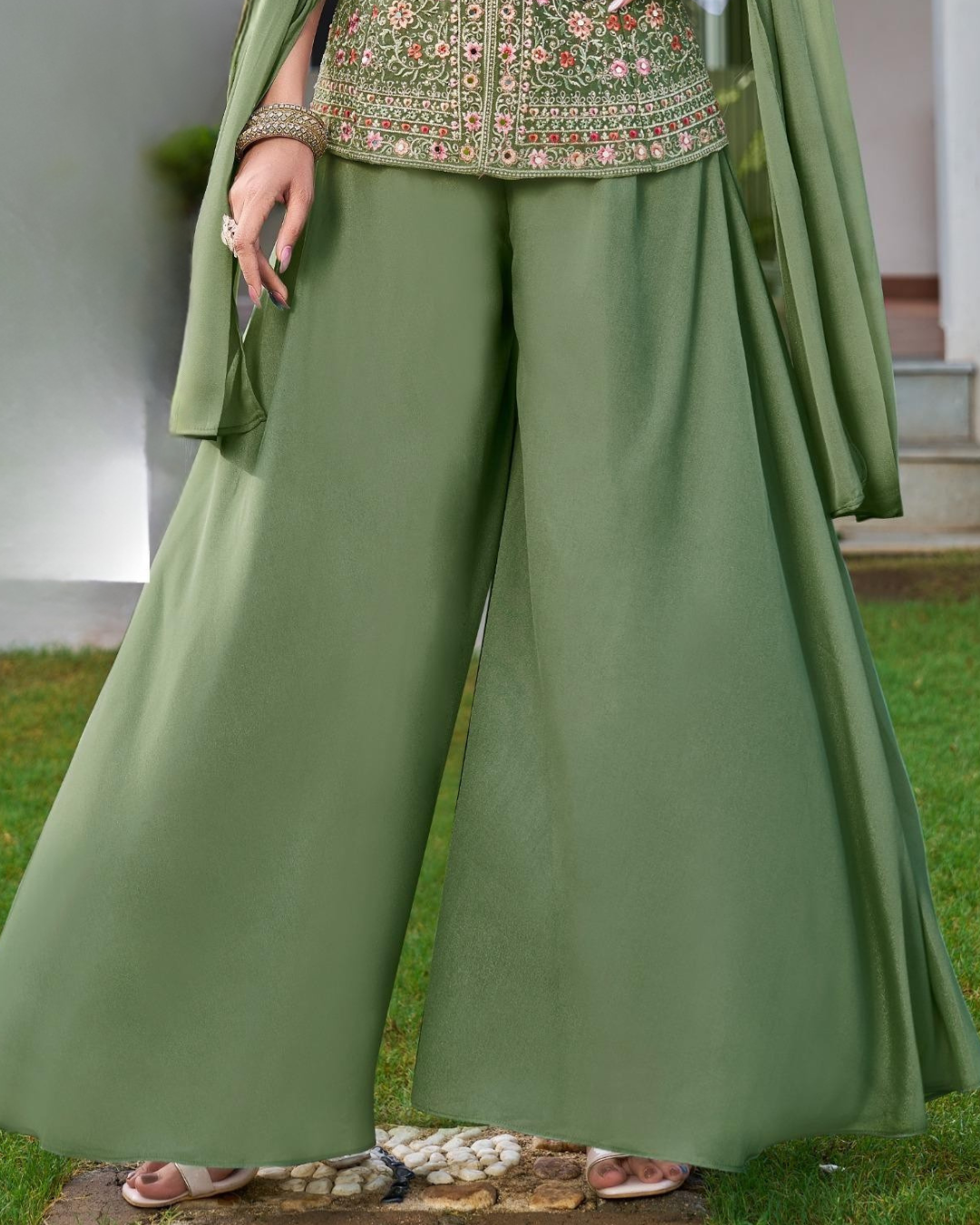 Indo-western Plazo Set