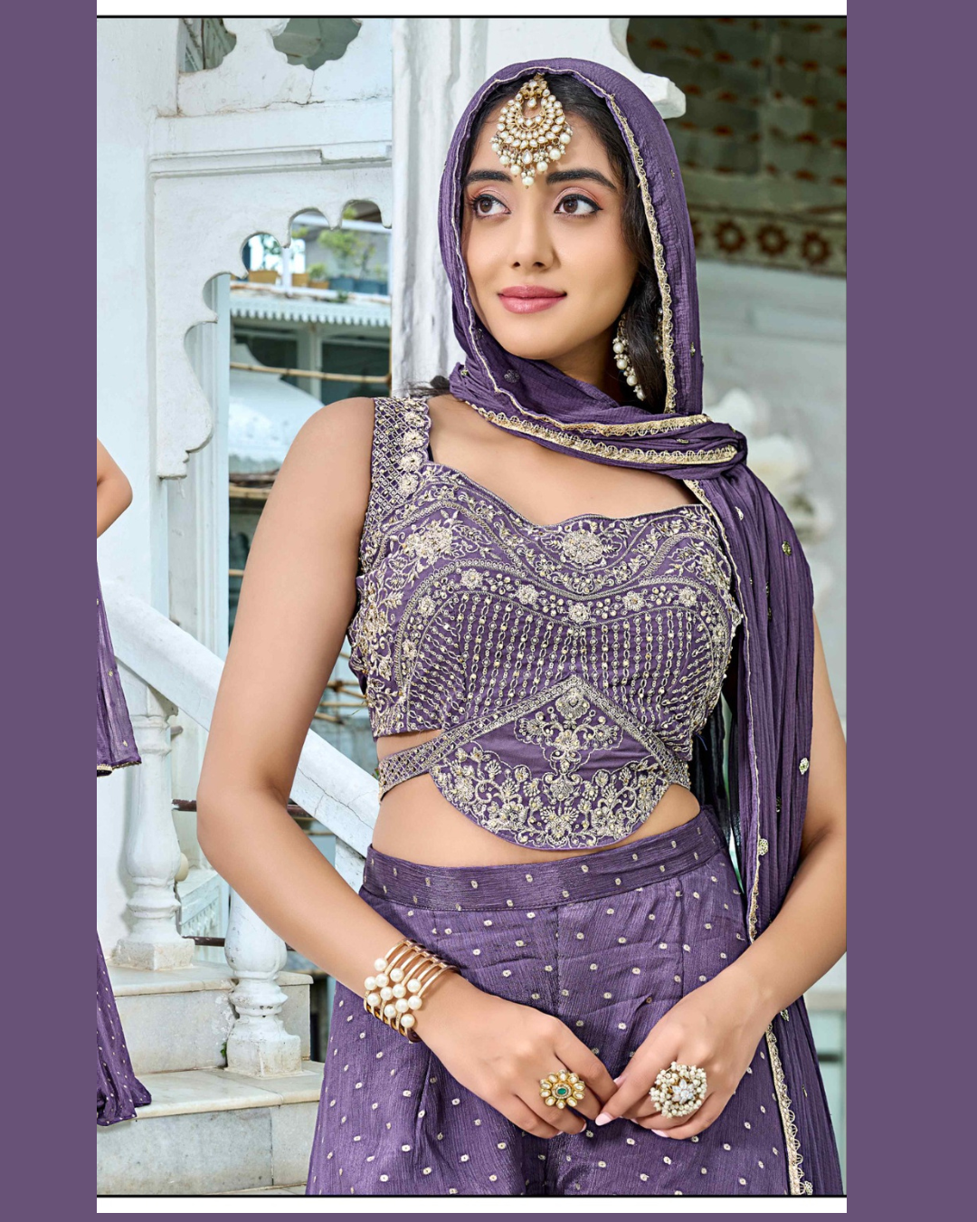 Indo-western Plazo Set