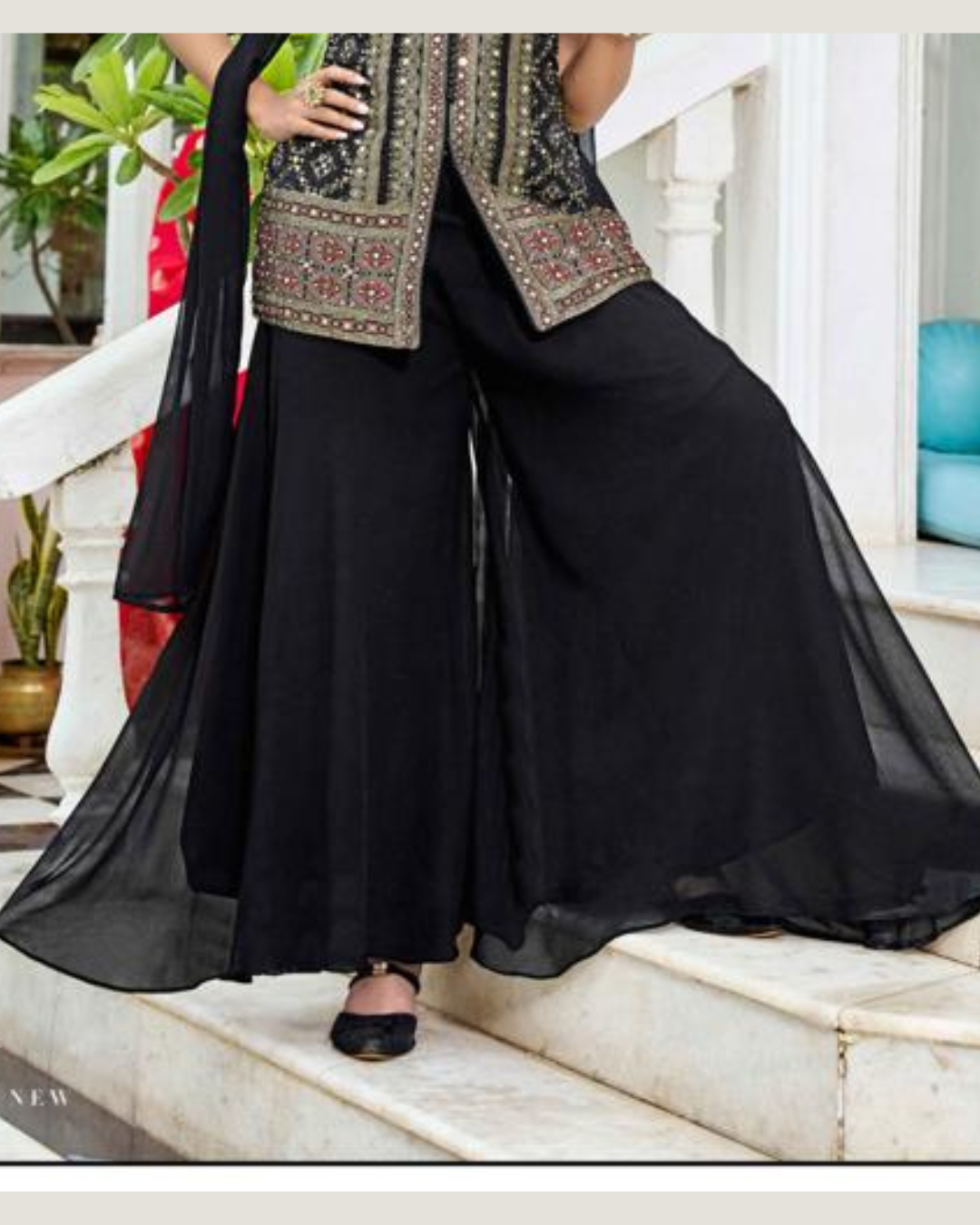Indo-western Plazo Set