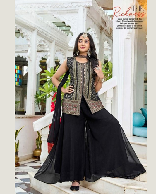 Indo-western Plazo Set