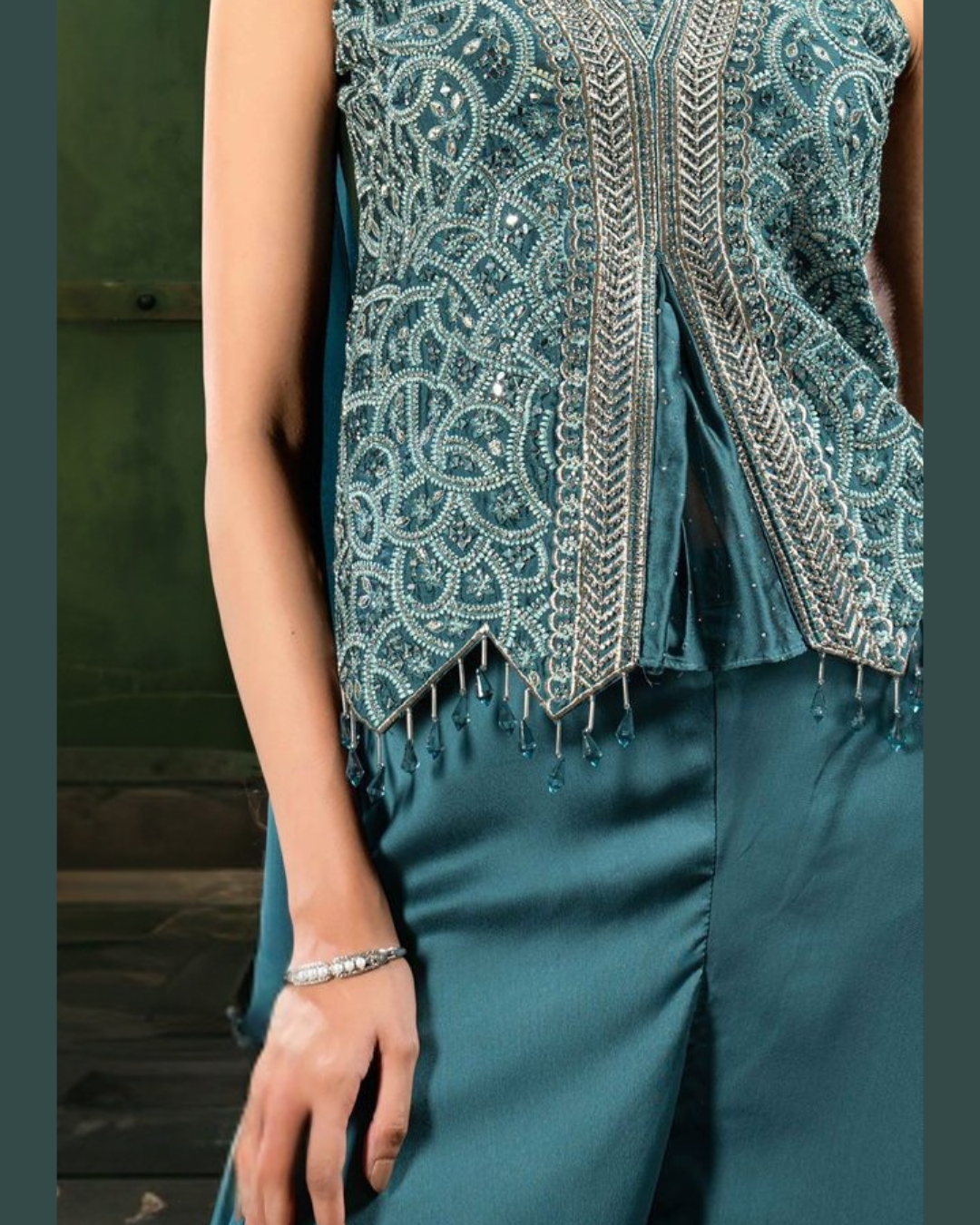 Indo-western Plazo Set