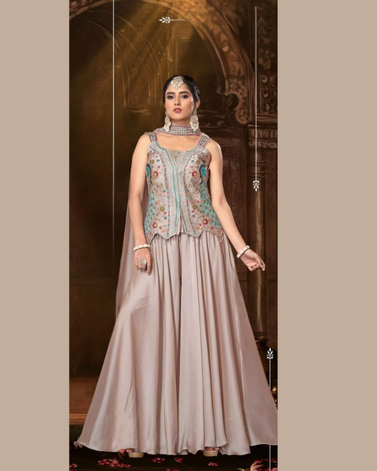 Indo-western Plazo Set