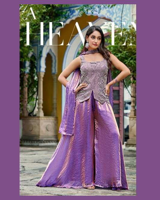 Indo-western Plazo Set