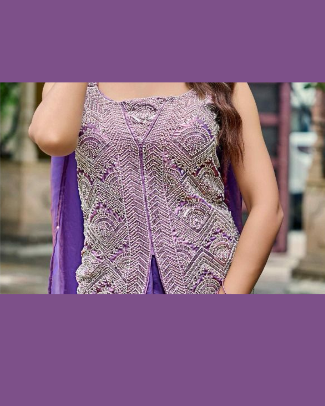 Indo-western Plazo Set