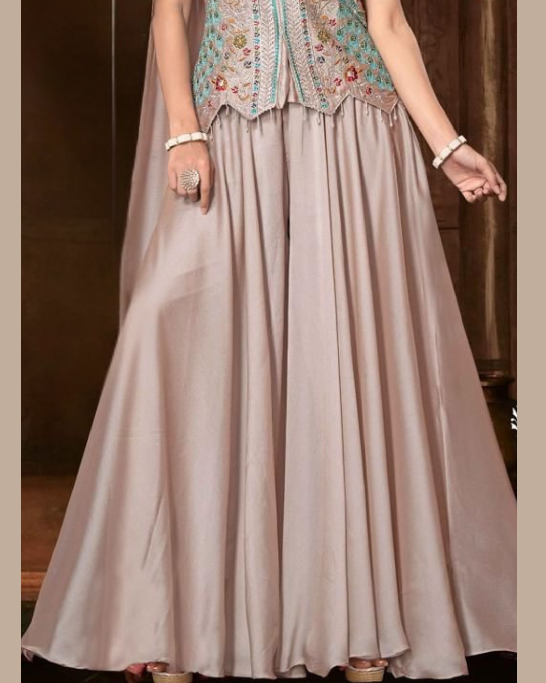 Indo-western Plazo Set