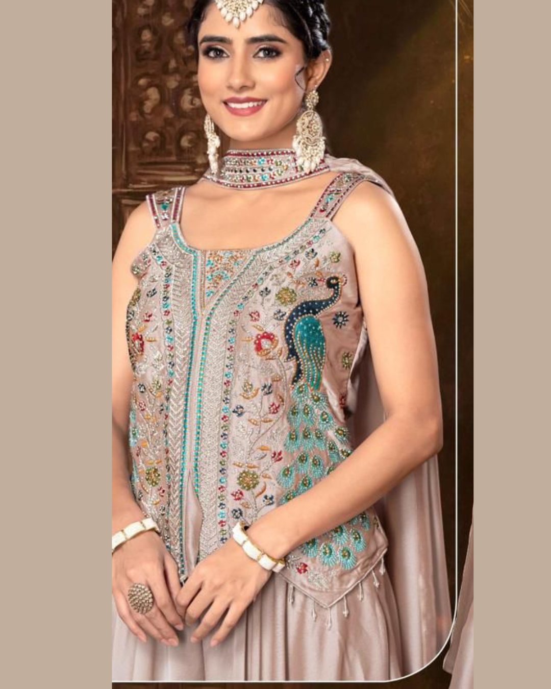 Indo-western Plazo Set