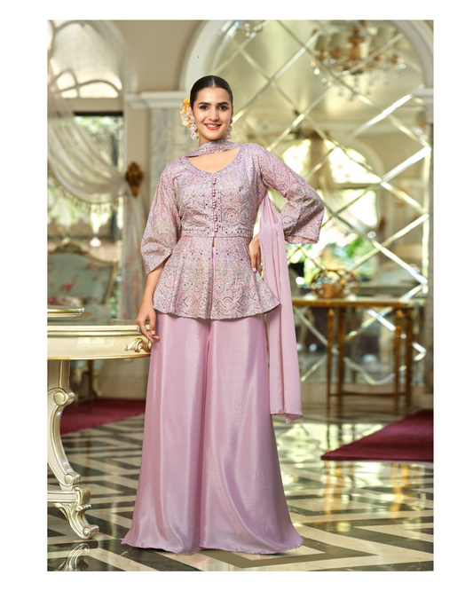 Indo-western Plazo Set